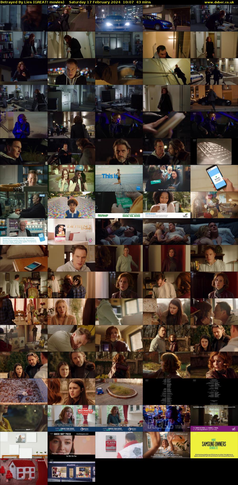 Betrayed By Lies (GREAT! movies) Saturday 17 February 2024 10:07 - 10:50