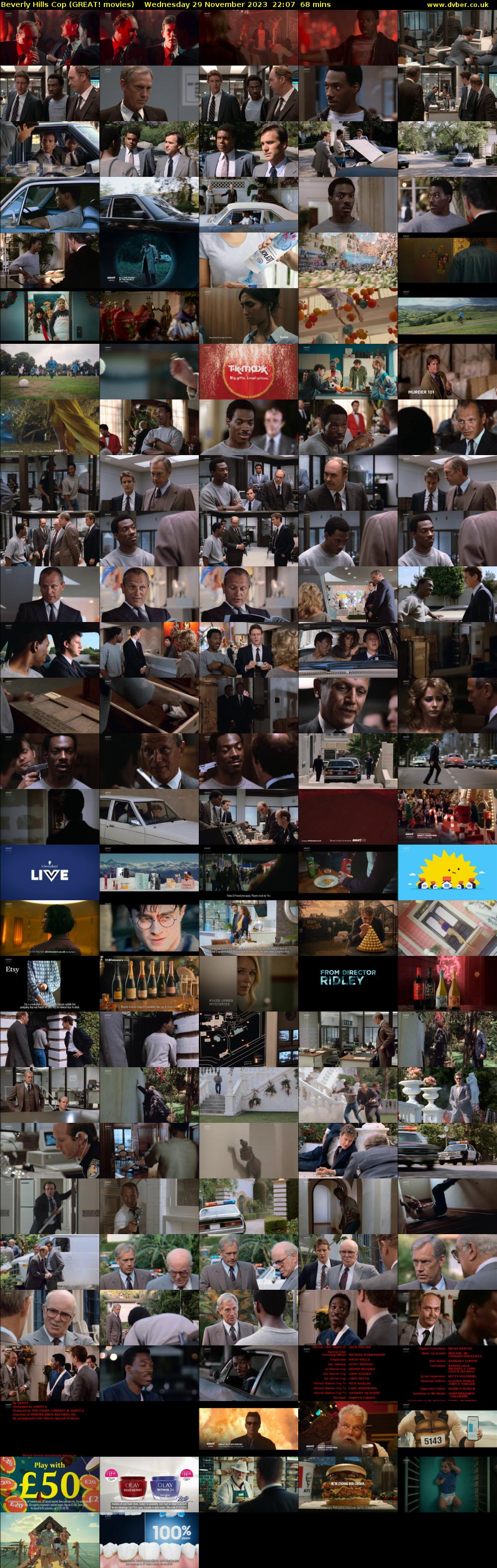Beverly Hills Cop (GREAT! movies) Wednesday 29 November 2023 22:07 - 23:15