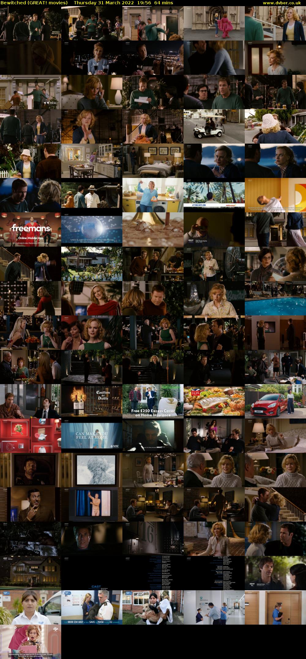 Bewitched (GREAT! movies) Thursday 31 March 2022 19:56 - 21:00