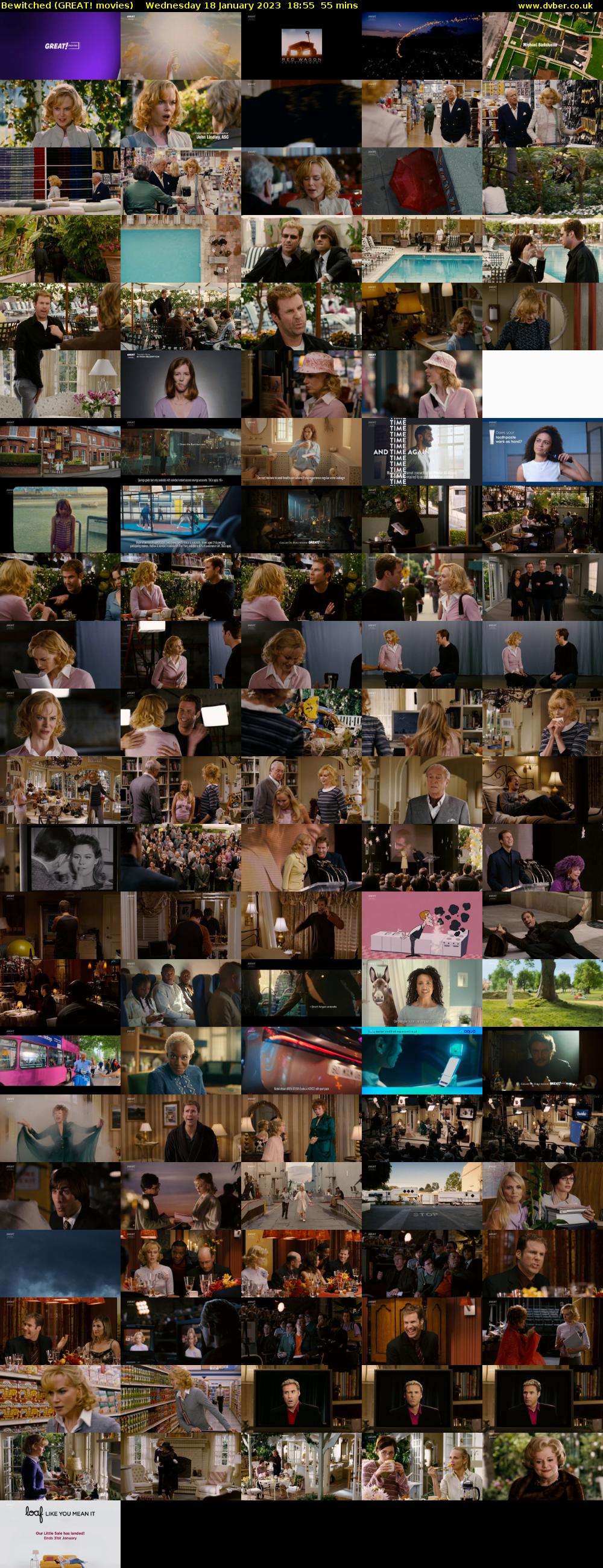 Bewitched (GREAT! movies) Wednesday 18 January 2023 18:55 - 19:50