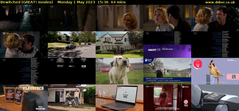 Bewitched (GREAT! movies) Monday 1 May 2023 15:36 - 16:40