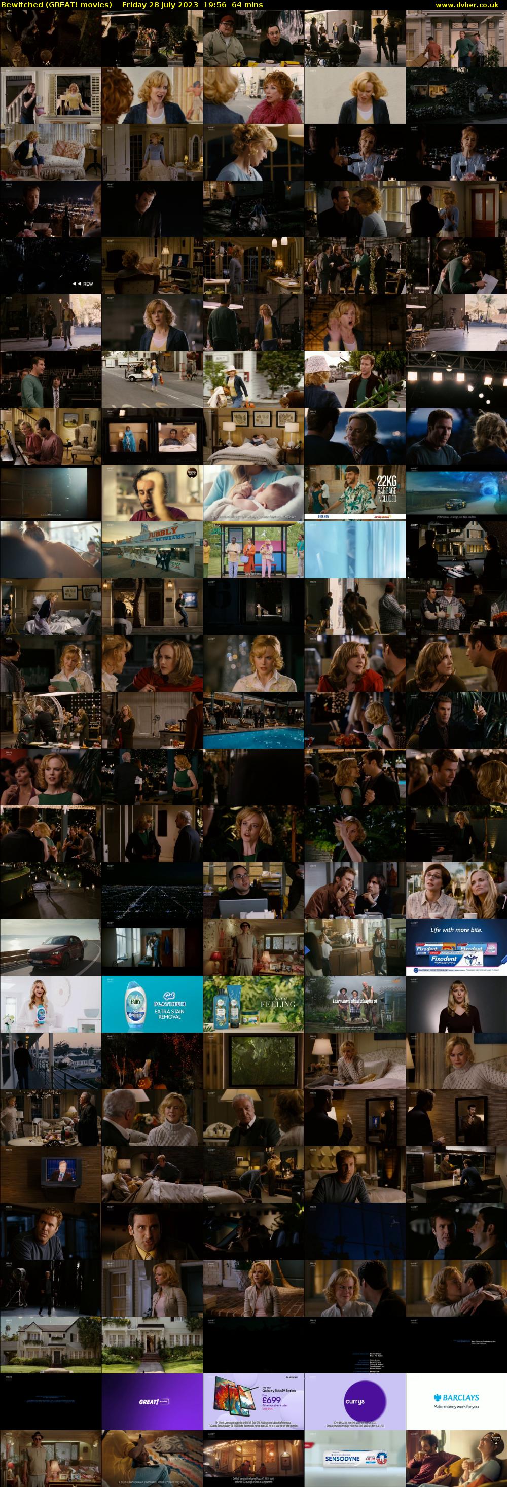 Bewitched (GREAT! movies) Friday 28 July 2023 19:56 - 21:00