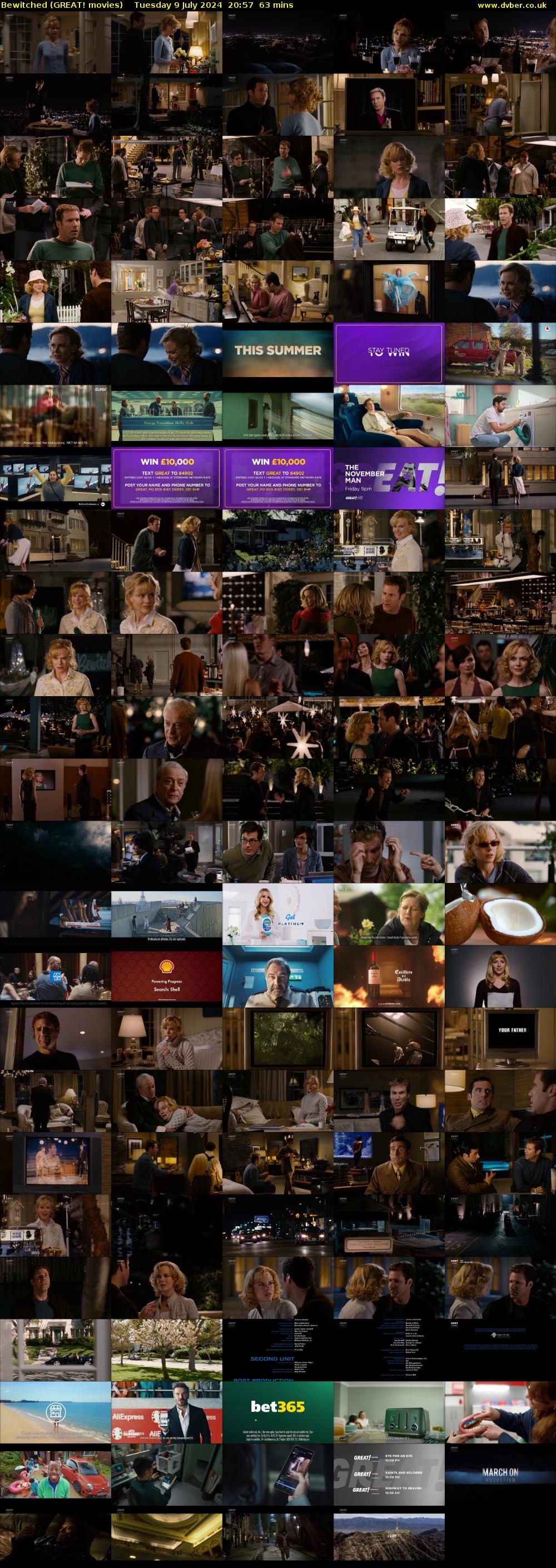 Bewitched (GREAT! movies) Tuesday 9 July 2024 20:57 - 22:00