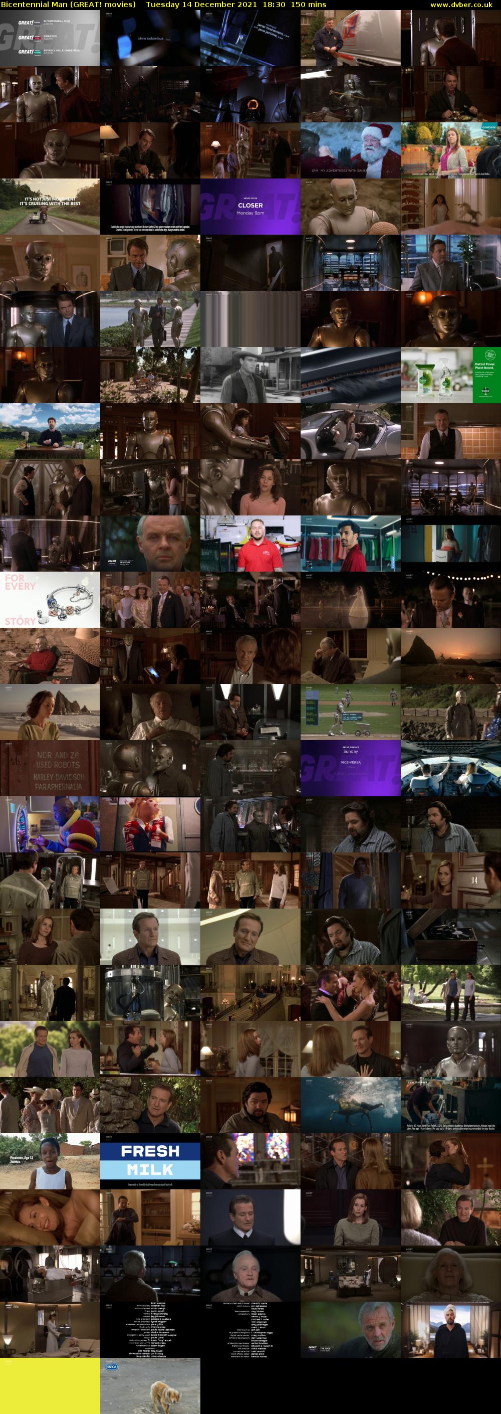 Bicentennial Man (GREAT! movies) Tuesday 14 December 2021 18:30 - 21:00