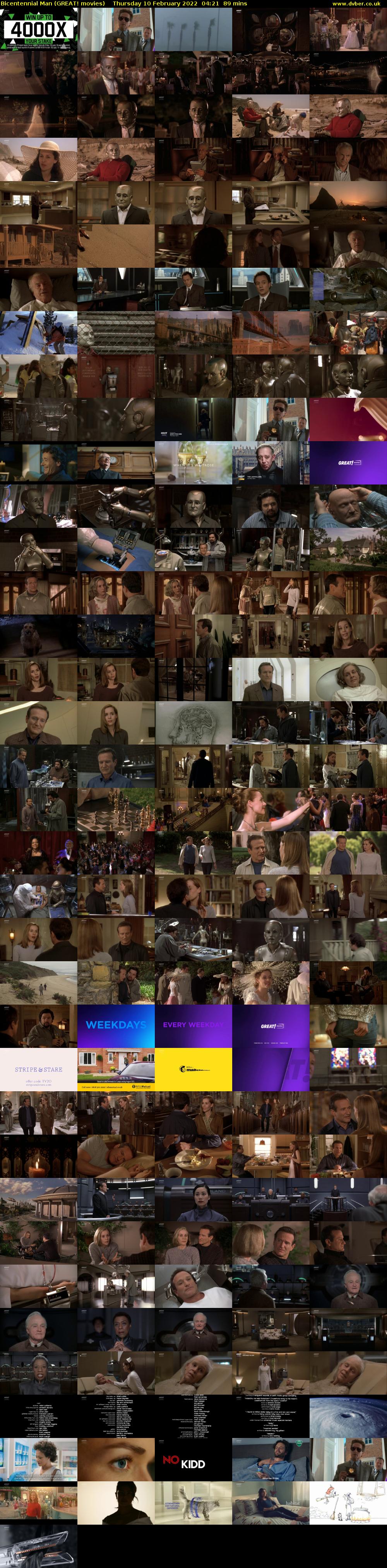 Bicentennial Man (GREAT! movies) Thursday 10 February 2022 04:21 - 05:50