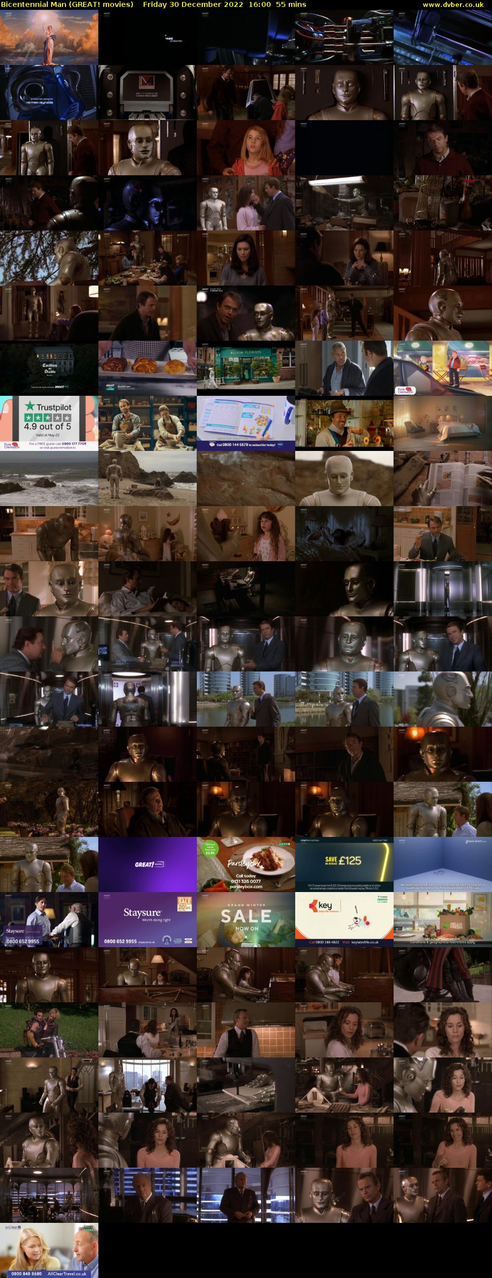 Bicentennial Man (GREAT! movies) Friday 30 December 2022 16:00 - 16:55
