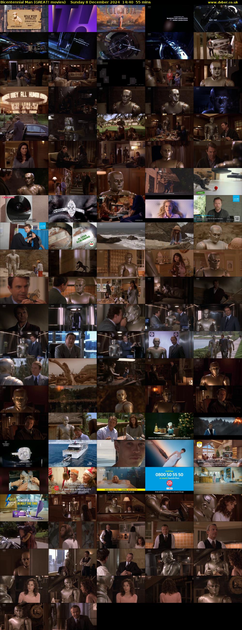 Bicentennial Man (GREAT! movies) Sunday 8 December 2024 14:40 - 15:35