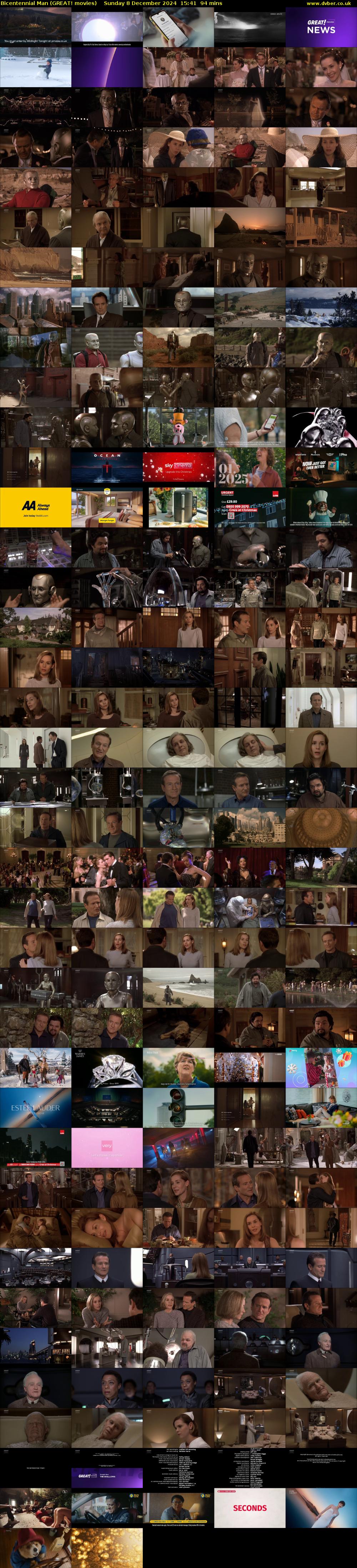 Bicentennial Man (GREAT! movies) Sunday 8 December 2024 15:41 - 17:15