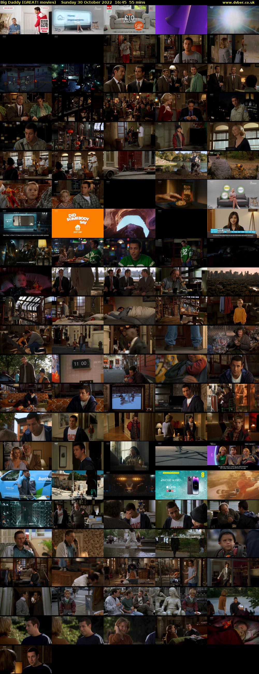 Big Daddy (GREAT! movies) Sunday 30 October 2022 16:45 - 17:40