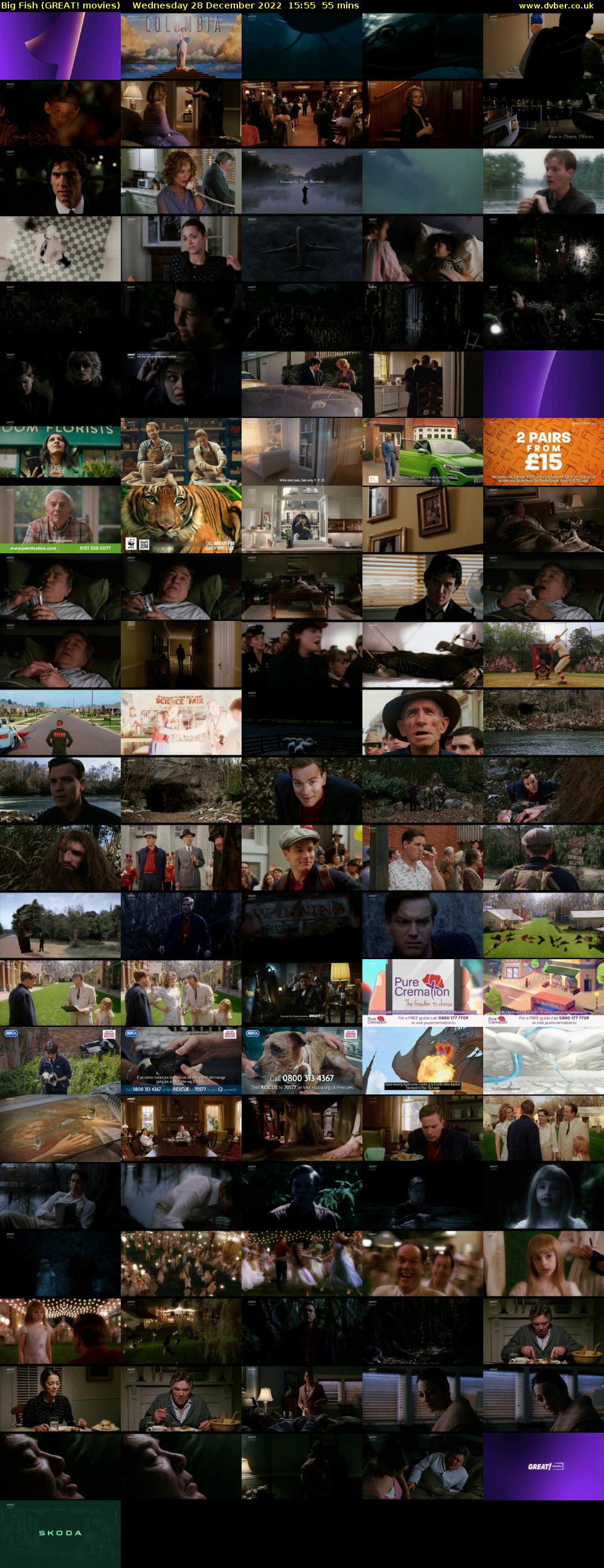 Big Fish (GREAT! movies) Wednesday 28 December 2022 15:55 - 16:50