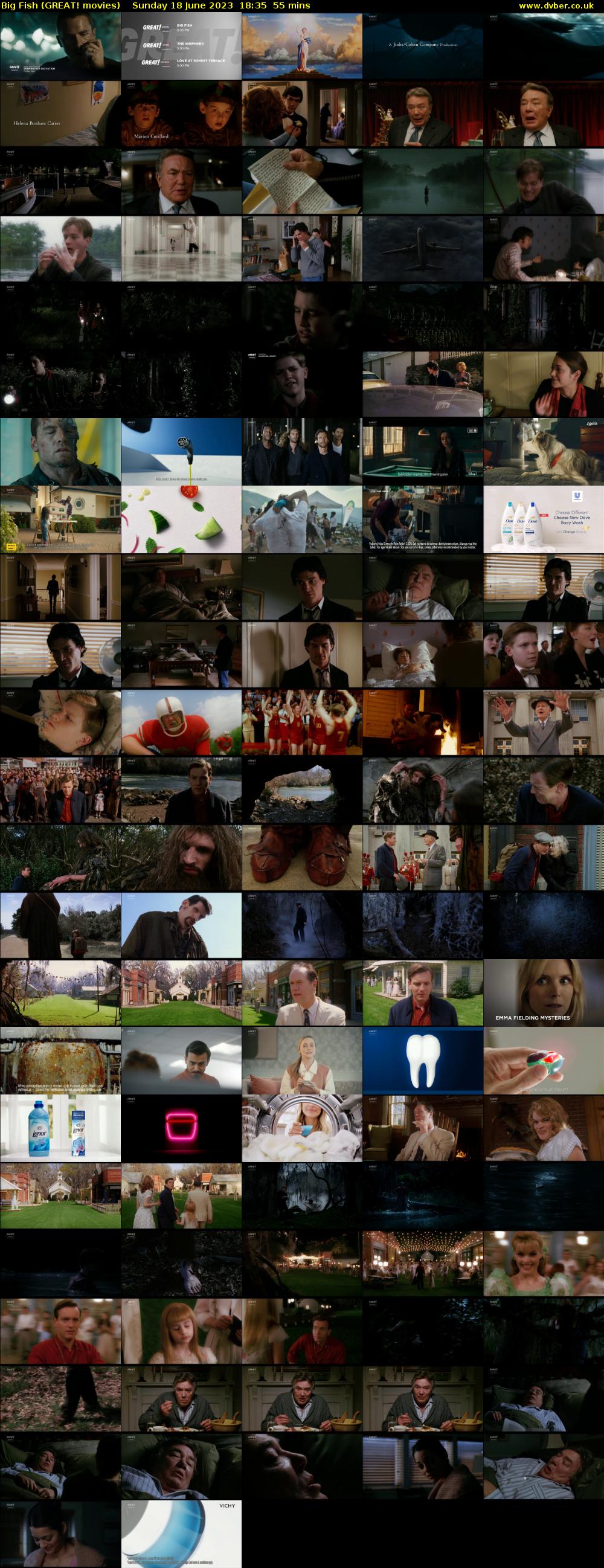 Big Fish (GREAT! movies) Sunday 18 June 2023 18:35 - 19:30