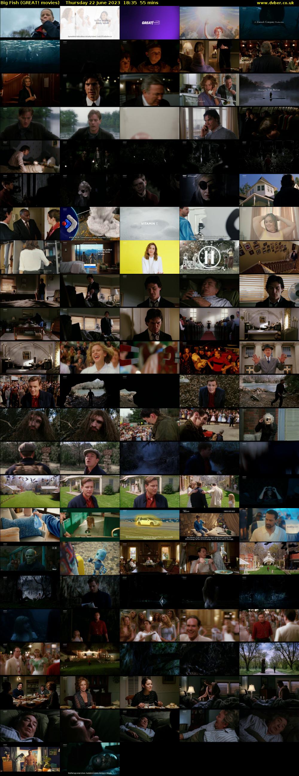 Big Fish (GREAT! movies) Thursday 22 June 2023 18:35 - 19:30