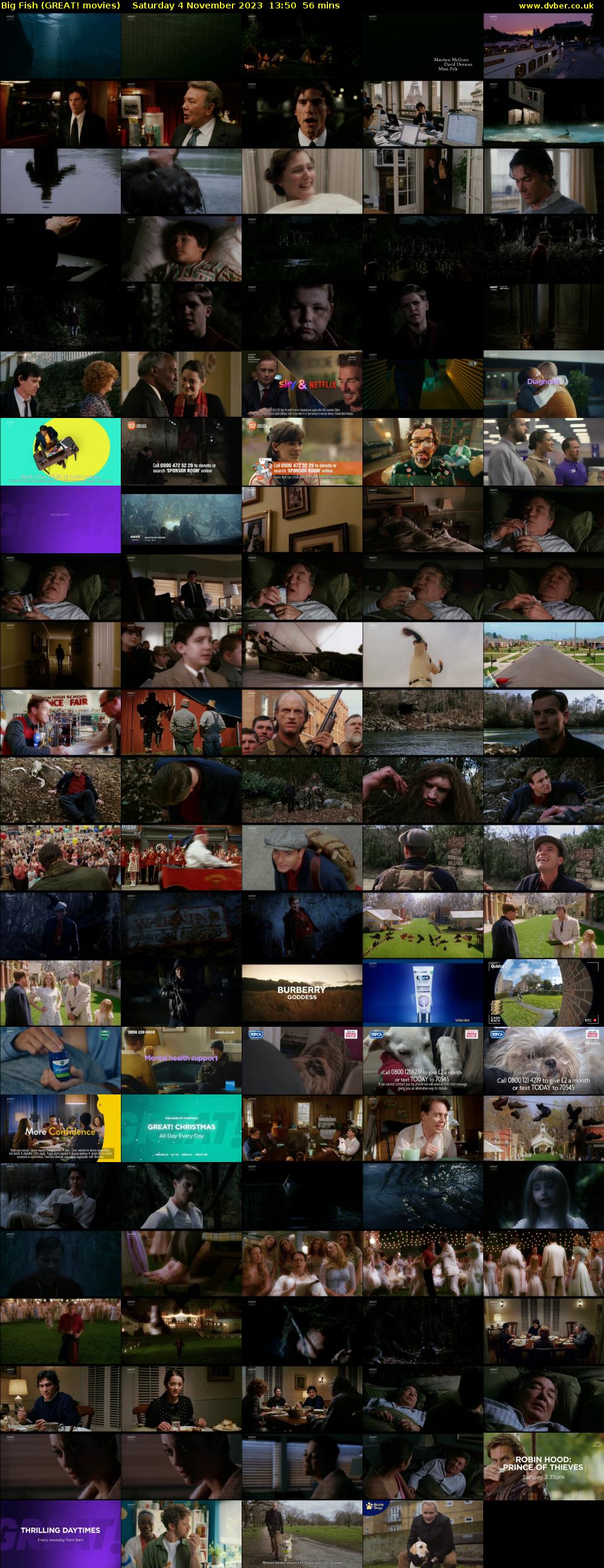 Big Fish (GREAT! movies) Saturday 4 November 2023 13:50 - 14:46