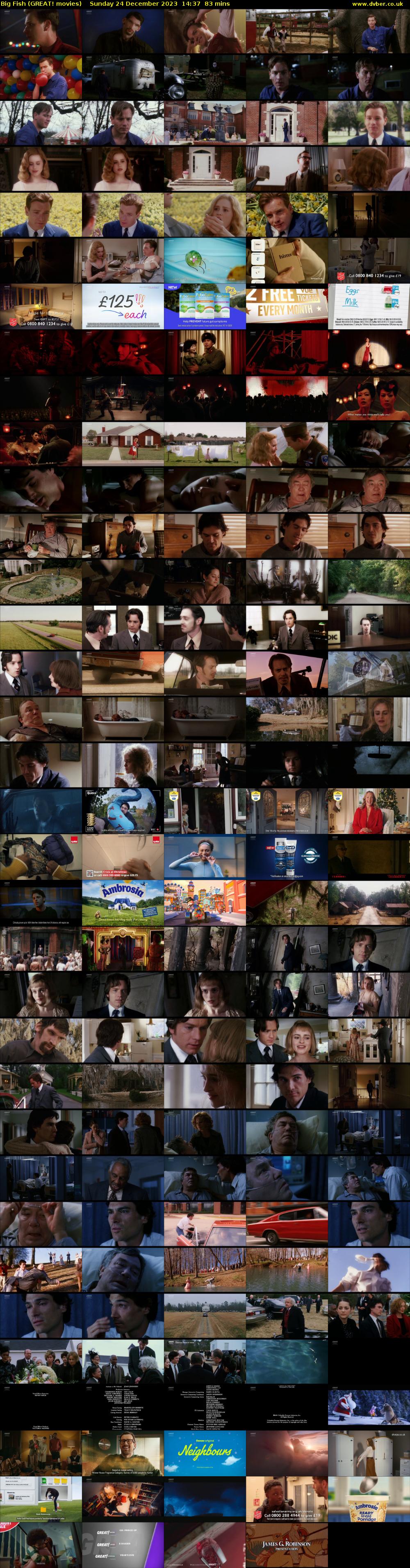 Big Fish (GREAT! movies) Sunday 24 December 2023 14:37 - 16:00