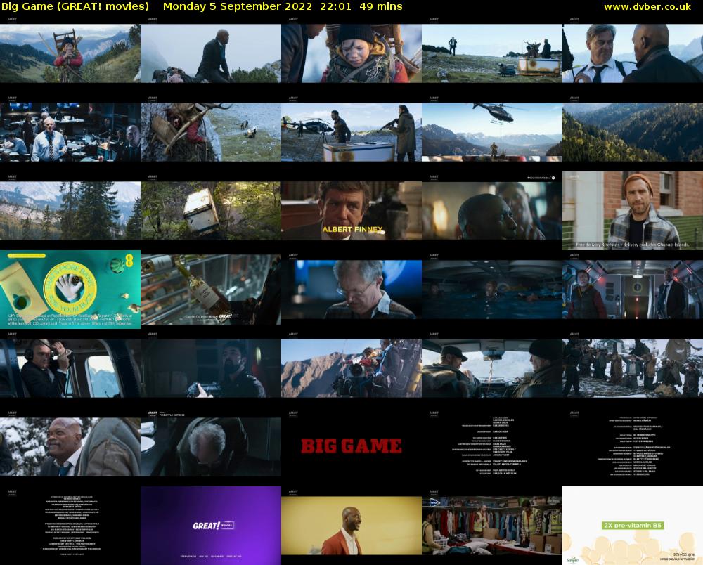 Big Game (GREAT! movies) Monday 5 September 2022 22:01 - 22:50