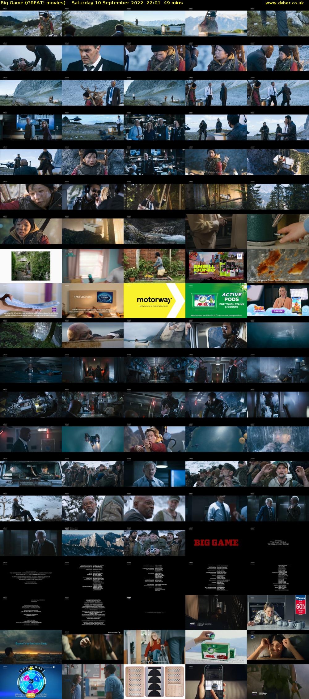 Big Game (GREAT! movies) Saturday 10 September 2022 22:01 - 22:50