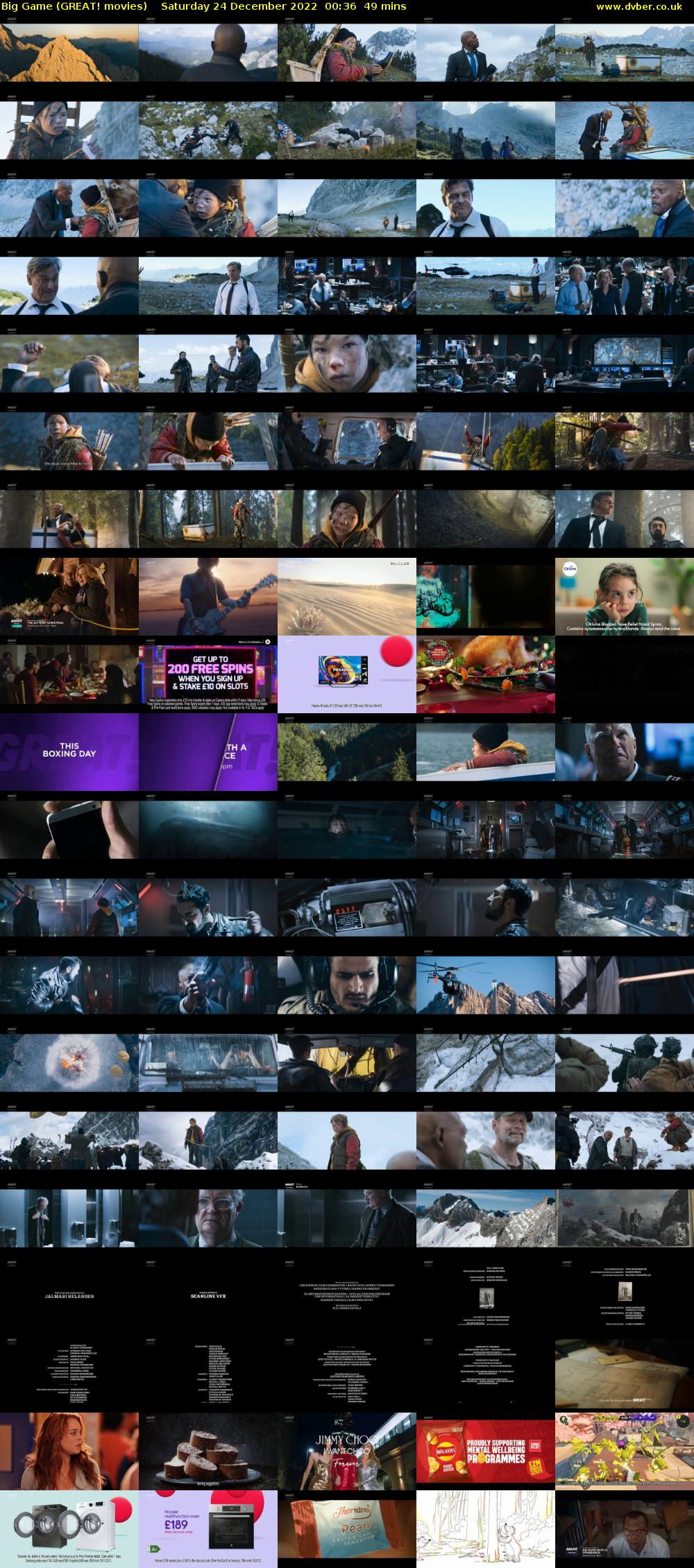 Big Game (GREAT! movies) Saturday 24 December 2022 00:36 - 01:25
