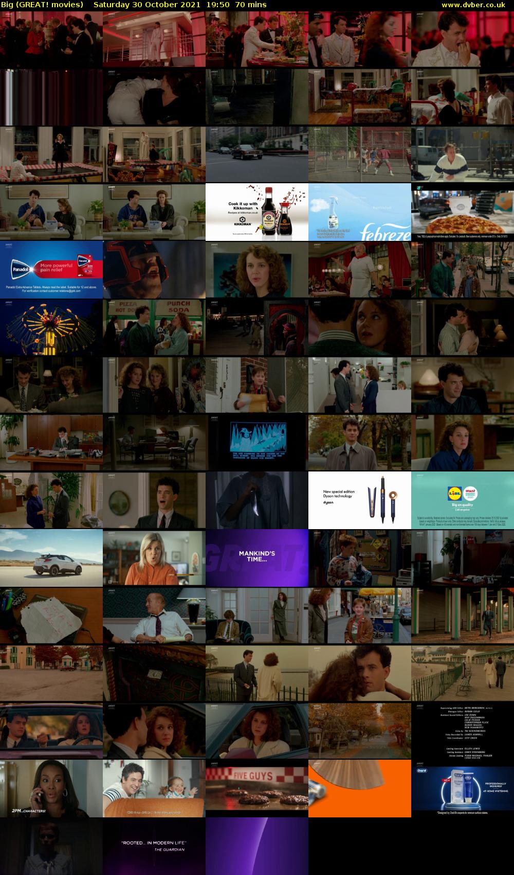 Big (GREAT! movies) Saturday 30 October 2021 19:50 - 21:00