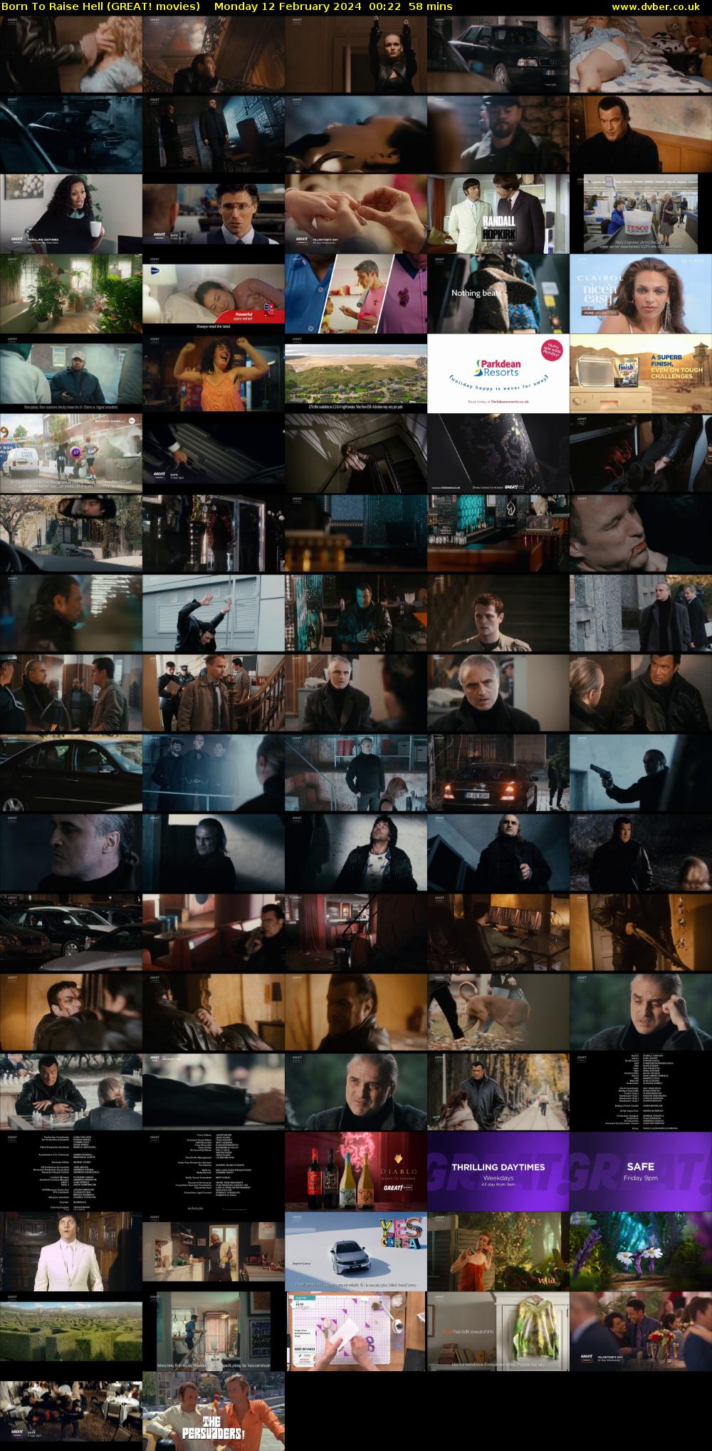 Born To Raise Hell (GREAT! movies) Monday 12 February 2024 00:22 - 01:20