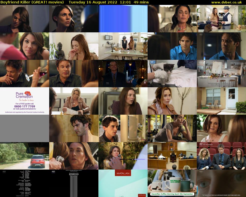 Boyfriend Killer (GREAT! movies) Tuesday 16 August 2022 12:01 - 12:50