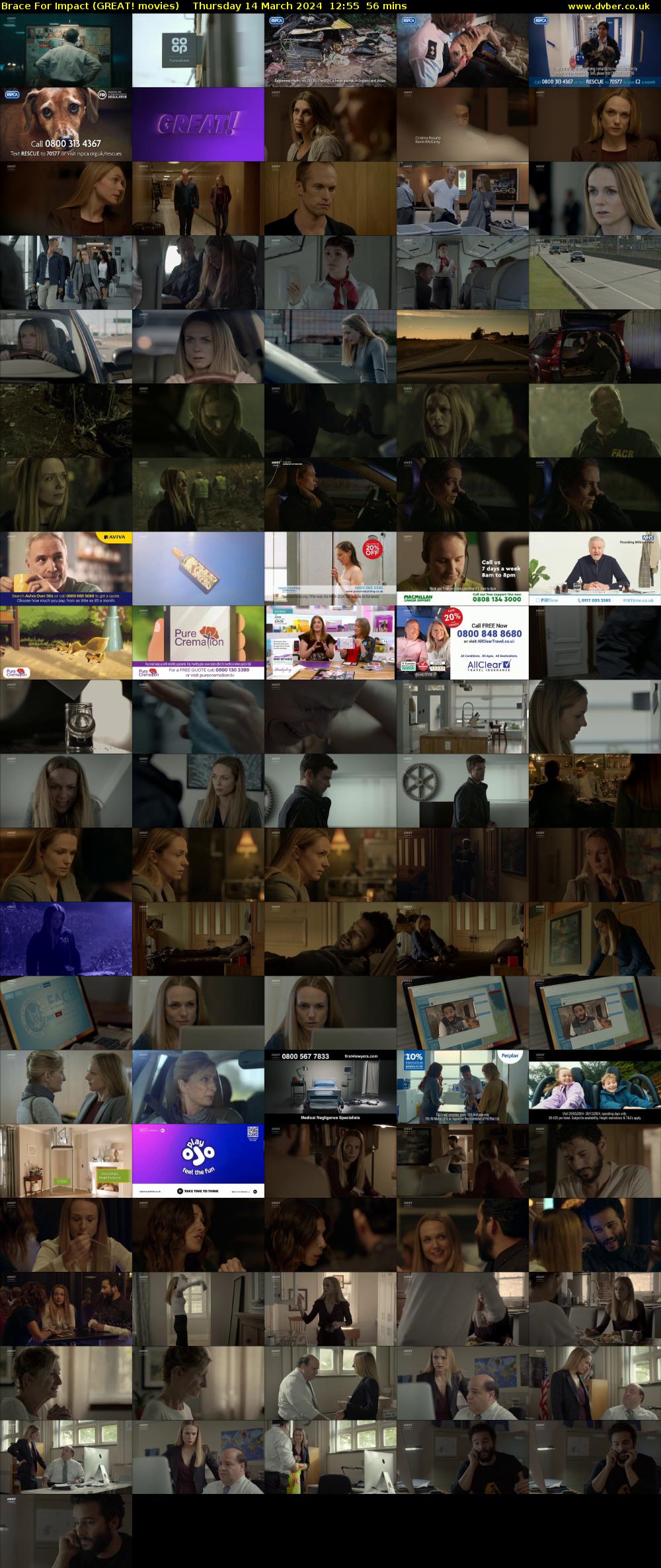 Brace For Impact (GREAT! movies) Thursday 14 March 2024 12:55 - 13:51