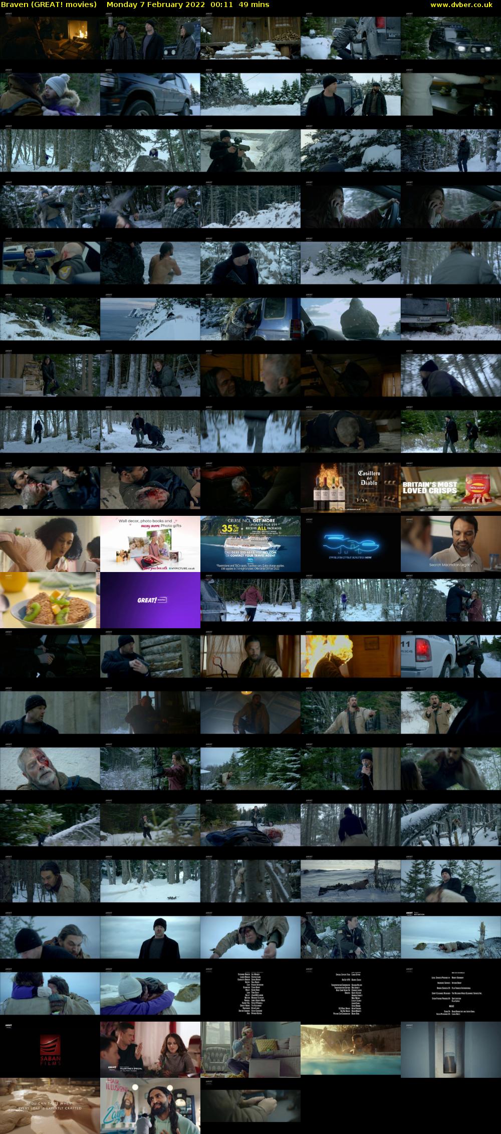 Braven (GREAT! movies) Monday 7 February 2022 00:11 - 01:00