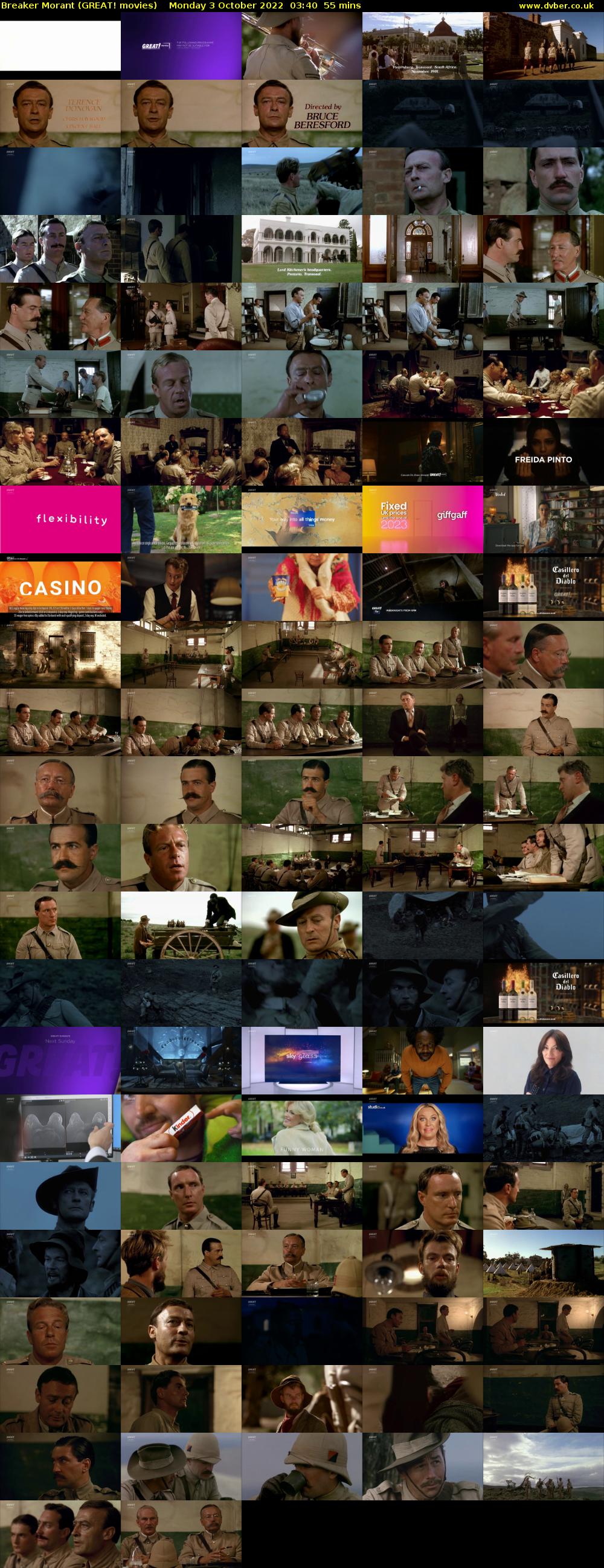 Breaker Morant (GREAT! movies) Monday 3 October 2022 03:40 - 04:35