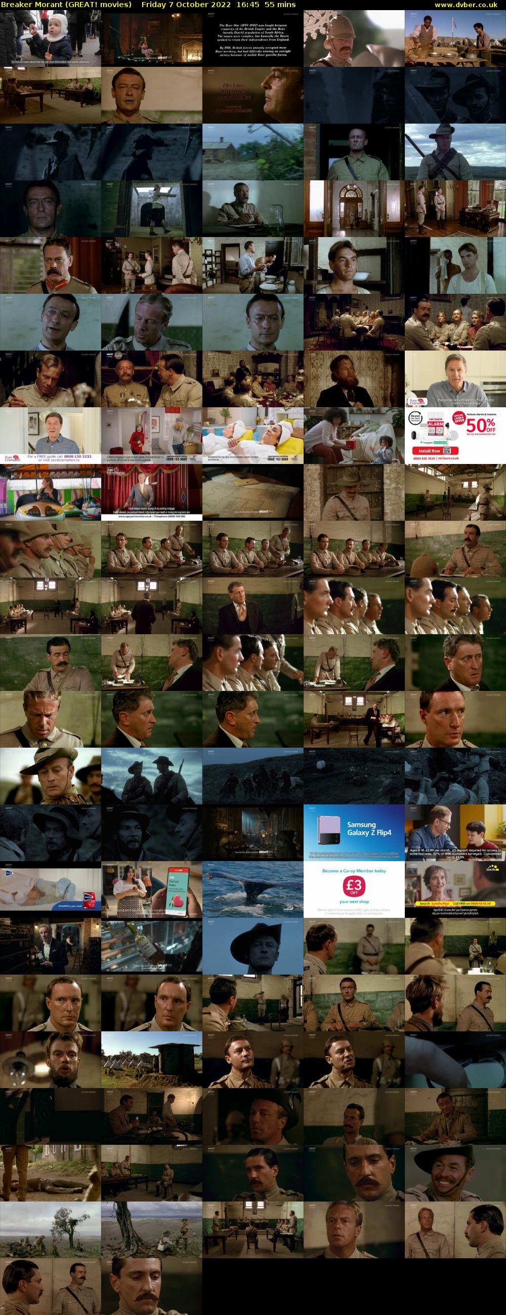 Breaker Morant (GREAT! movies) Friday 7 October 2022 16:45 - 17:40