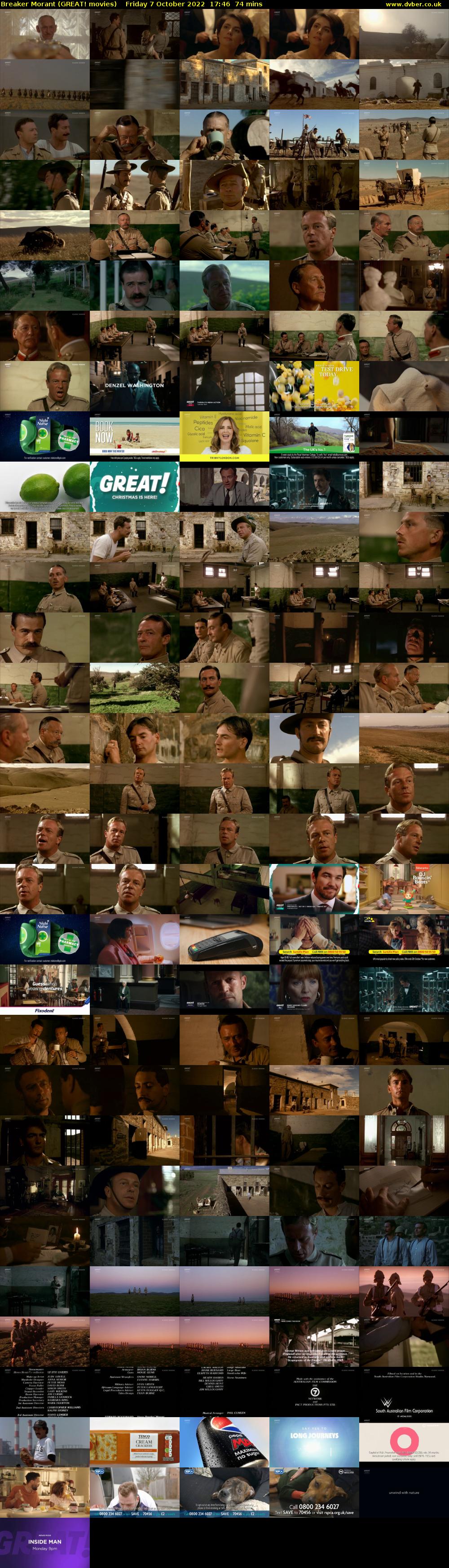 Breaker Morant (GREAT! movies) Friday 7 October 2022 17:46 - 19:00
