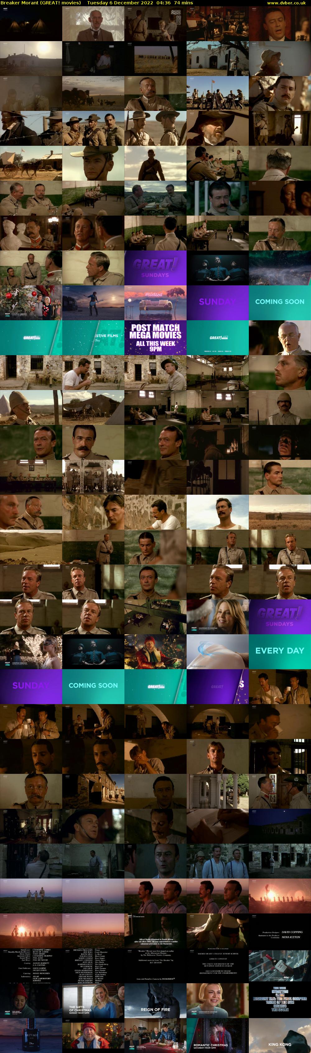 Breaker Morant (GREAT! movies) Tuesday 6 December 2022 04:36 - 05:50