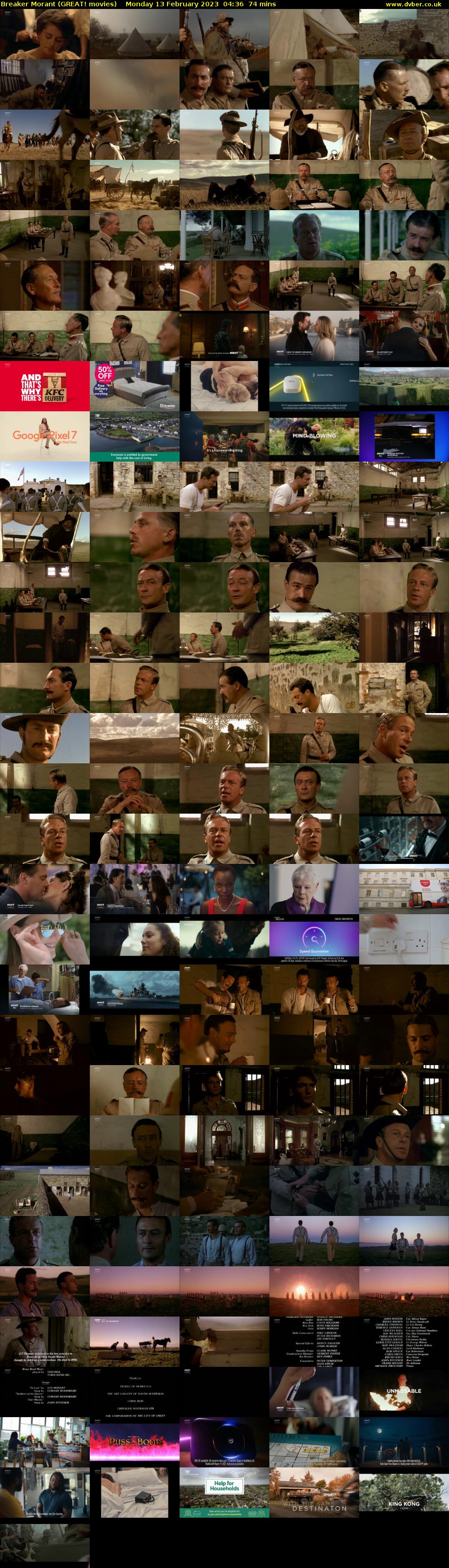 Breaker Morant (GREAT! movies) Monday 13 February 2023 04:36 - 05:50