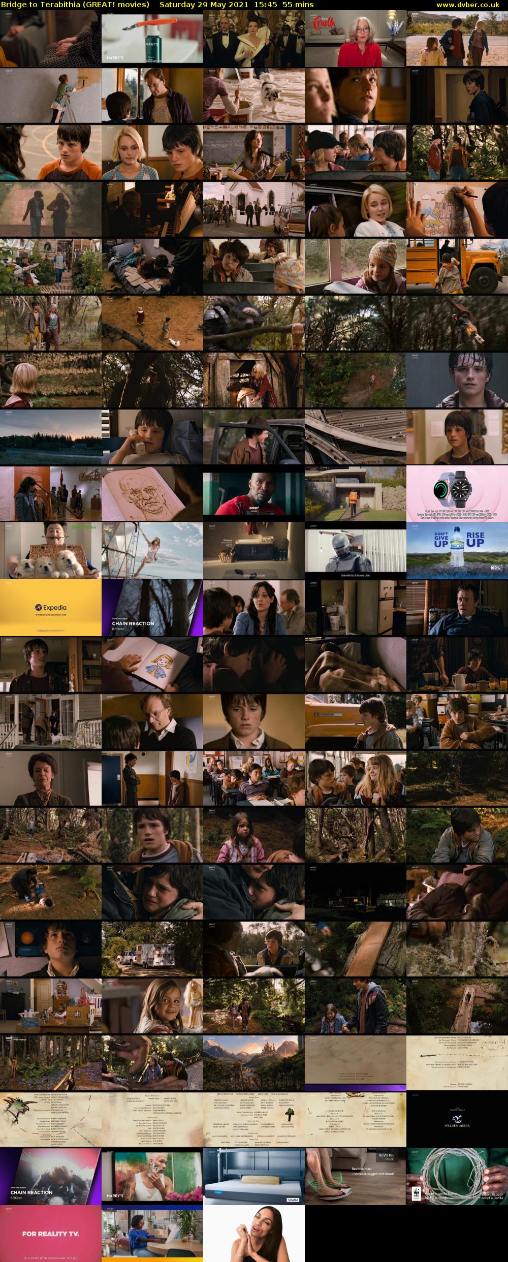 Bridge to Terabithia (GREAT! movies) Saturday 29 May 2021 15:45 - 16:40