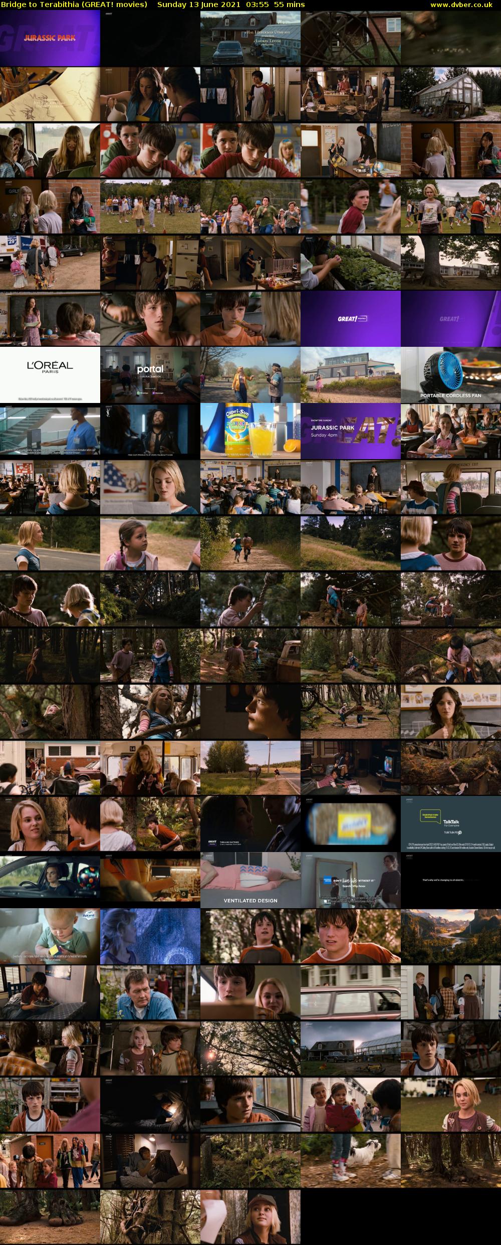 Bridge to Terabithia (GREAT! movies) Sunday 13 June 2021 03:55 - 04:50