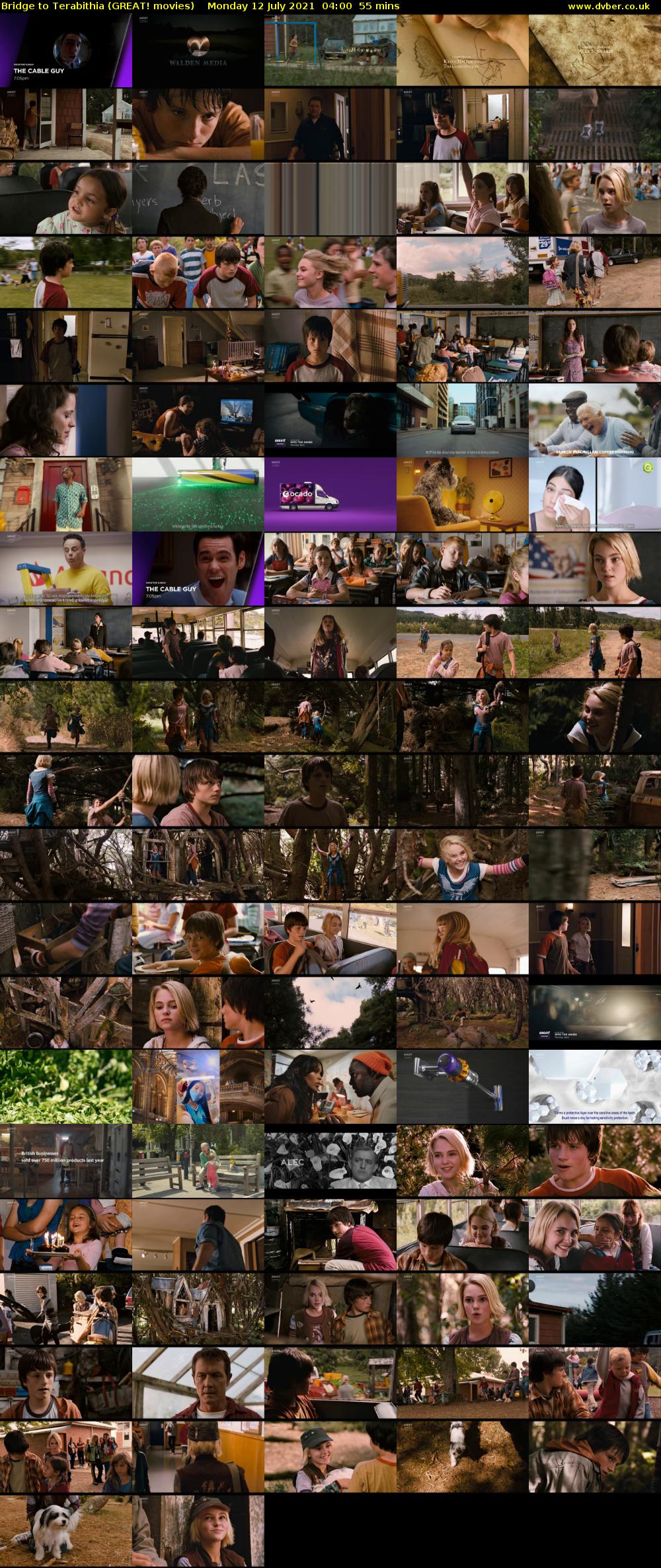 Bridge to Terabithia (GREAT! movies) Monday 12 July 2021 04:00 - 04:55