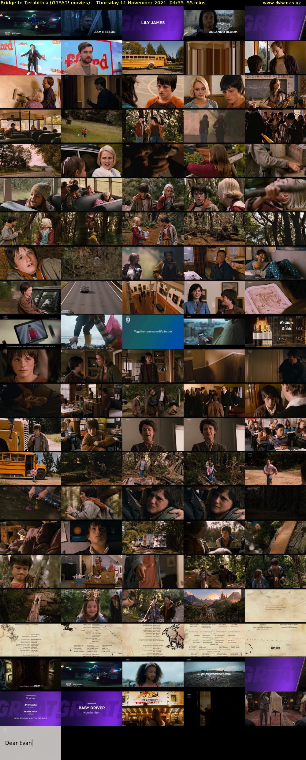 Bridge to Terabithia (GREAT! movies) Thursday 11 November 2021 04:55 - 05:50