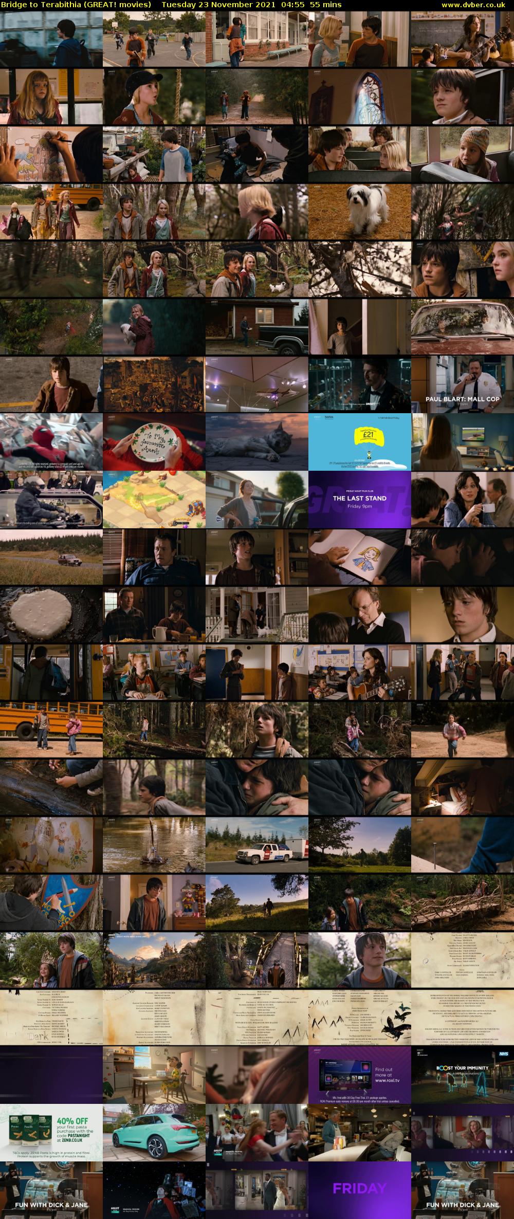 Bridge to Terabithia (GREAT! movies) Tuesday 23 November 2021 04:55 - 05:50