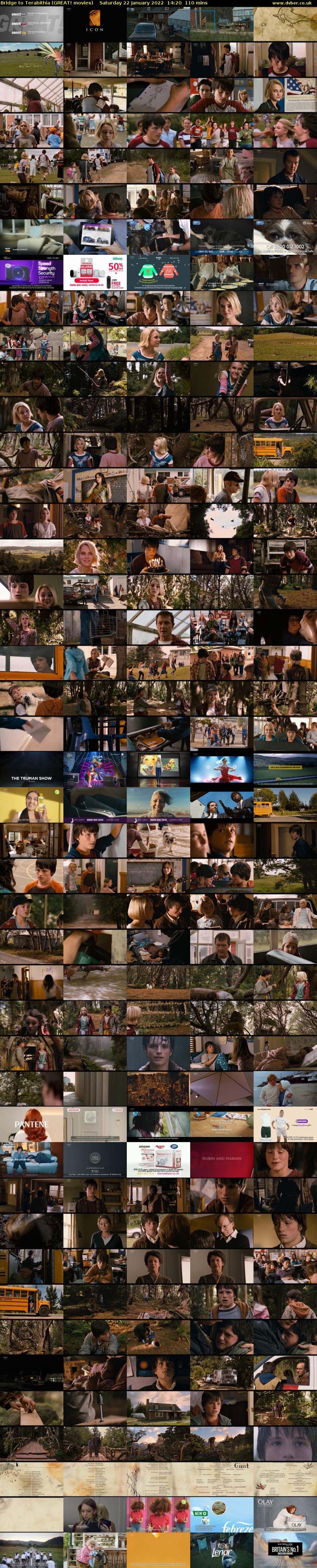 Bridge to Terabithia (GREAT! movies) Saturday 22 January 2022 14:20 - 16:10