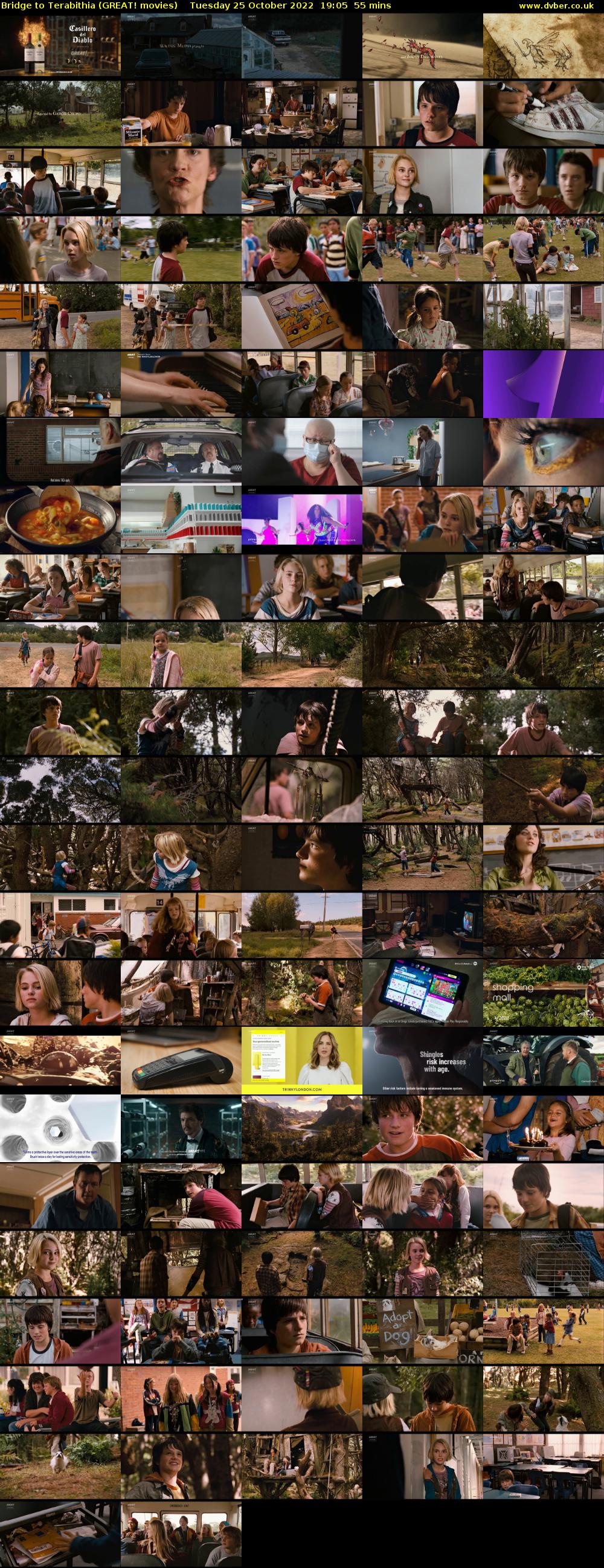 Bridge to Terabithia (GREAT! movies) Tuesday 25 October 2022 19:05 - 20:00