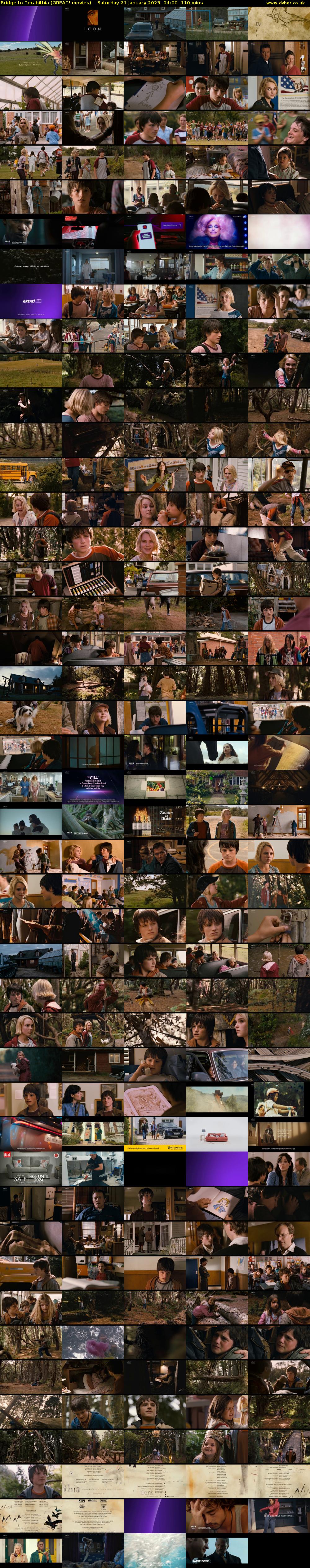 Bridge to Terabithia (GREAT! movies) Saturday 21 January 2023 04:00 - 05:50