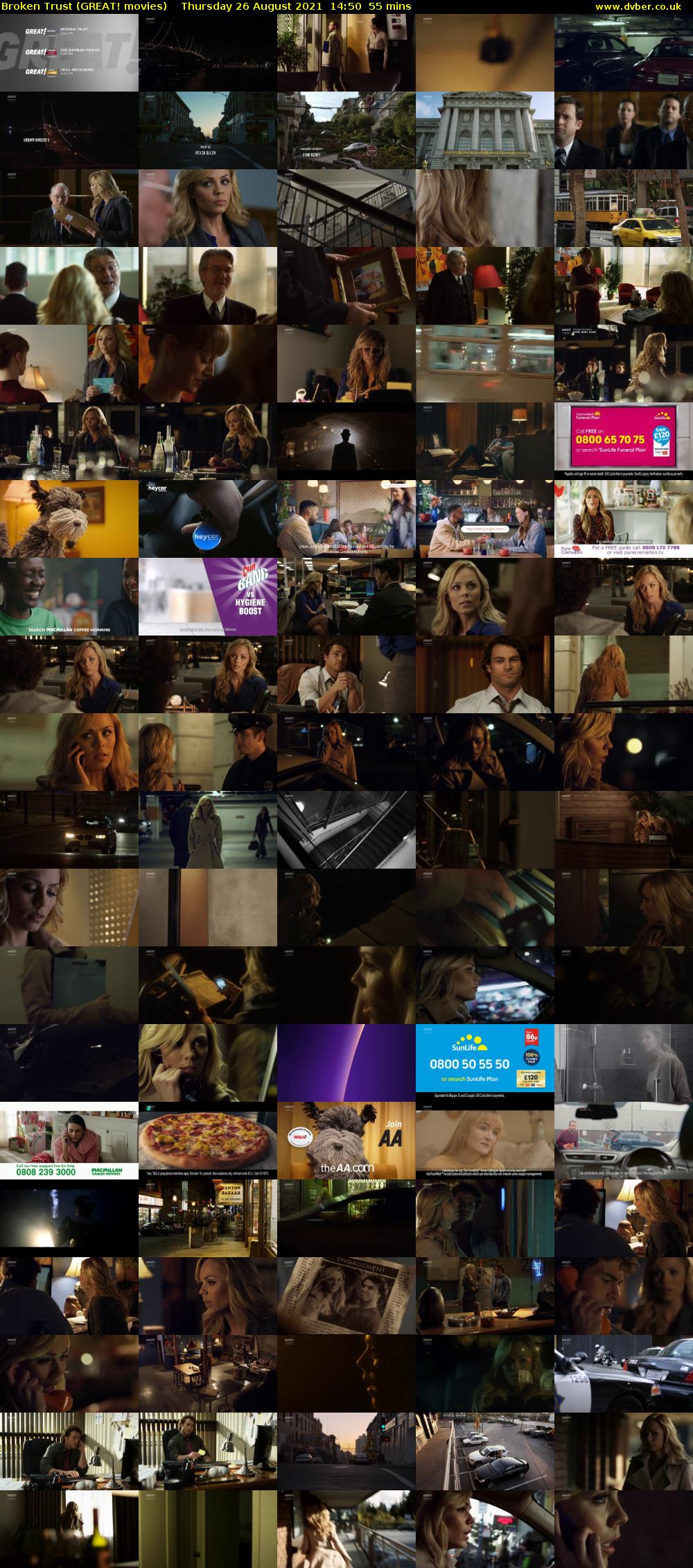 Broken Trust (GREAT! movies) Thursday 26 August 2021 14:50 - 15:45