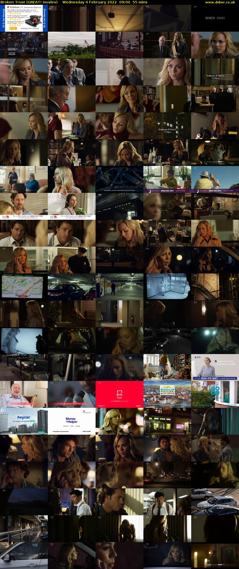Broken Trust (GREAT! movies) Wednesday 9 February 2022 09:00 - 09:55