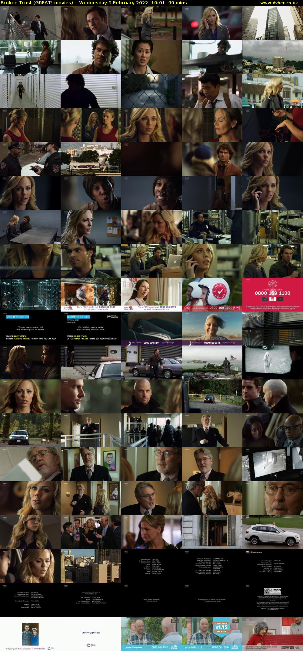 Broken Trust (GREAT! movies) Wednesday 9 February 2022 10:01 - 10:50