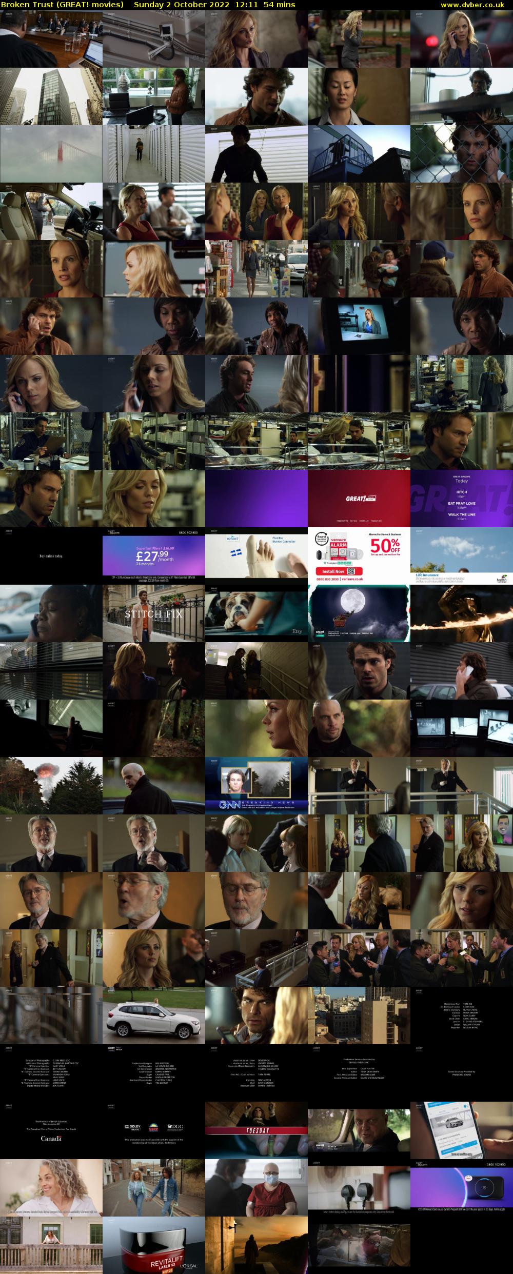 Broken Trust (GREAT! movies) Sunday 2 October 2022 12:11 - 13:05