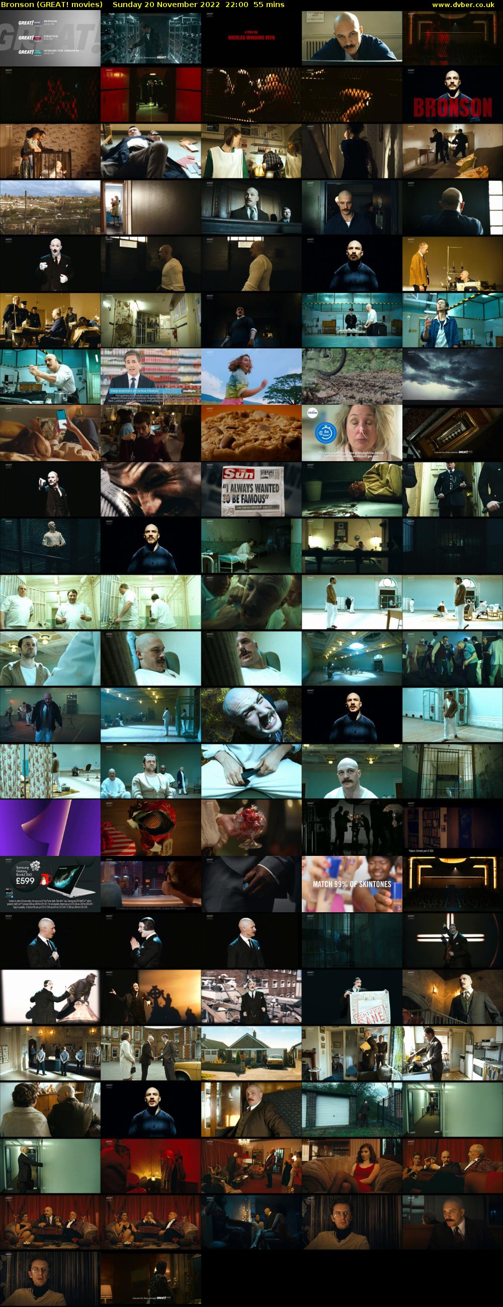 Bronson (GREAT! movies) Sunday 20 November 2022 22:00 - 22:55