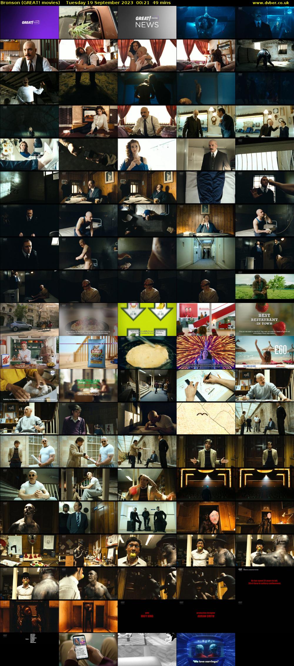 Bronson (GREAT! movies) Tuesday 19 September 2023 00:21 - 01:10