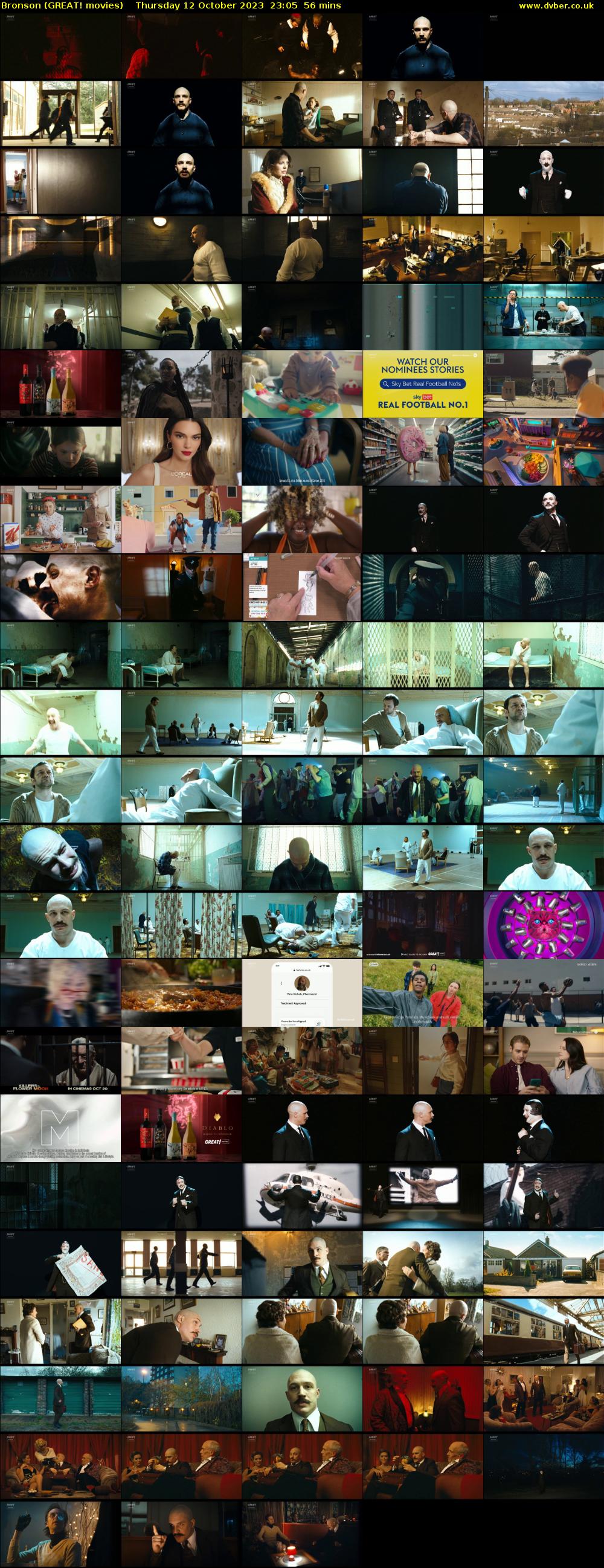 Bronson (GREAT! movies) Thursday 12 October 2023 23:05 - 00:01
