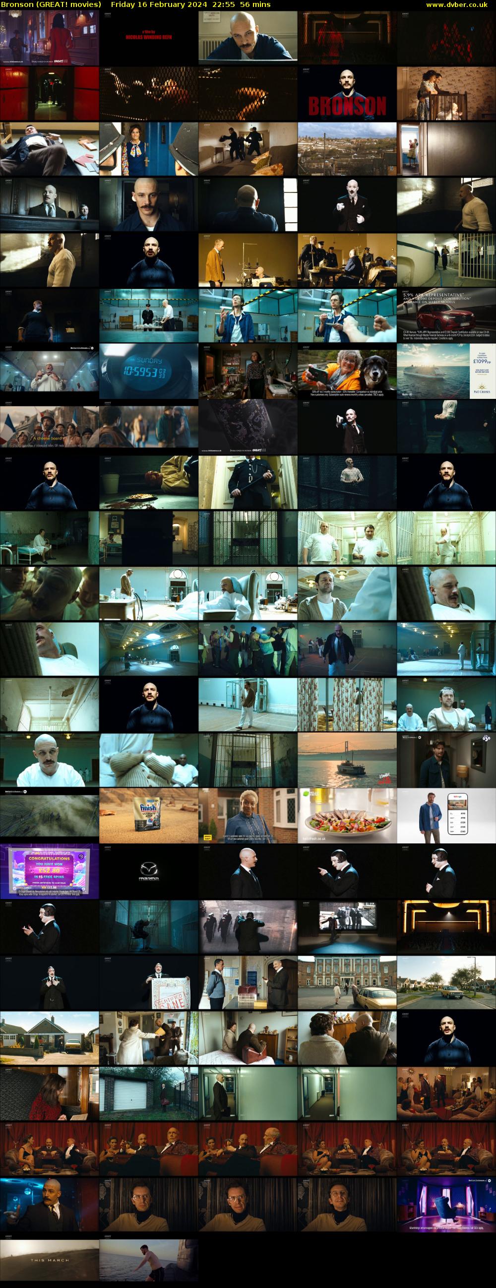 Bronson (GREAT! movies) Friday 16 February 2024 22:55 - 23:51