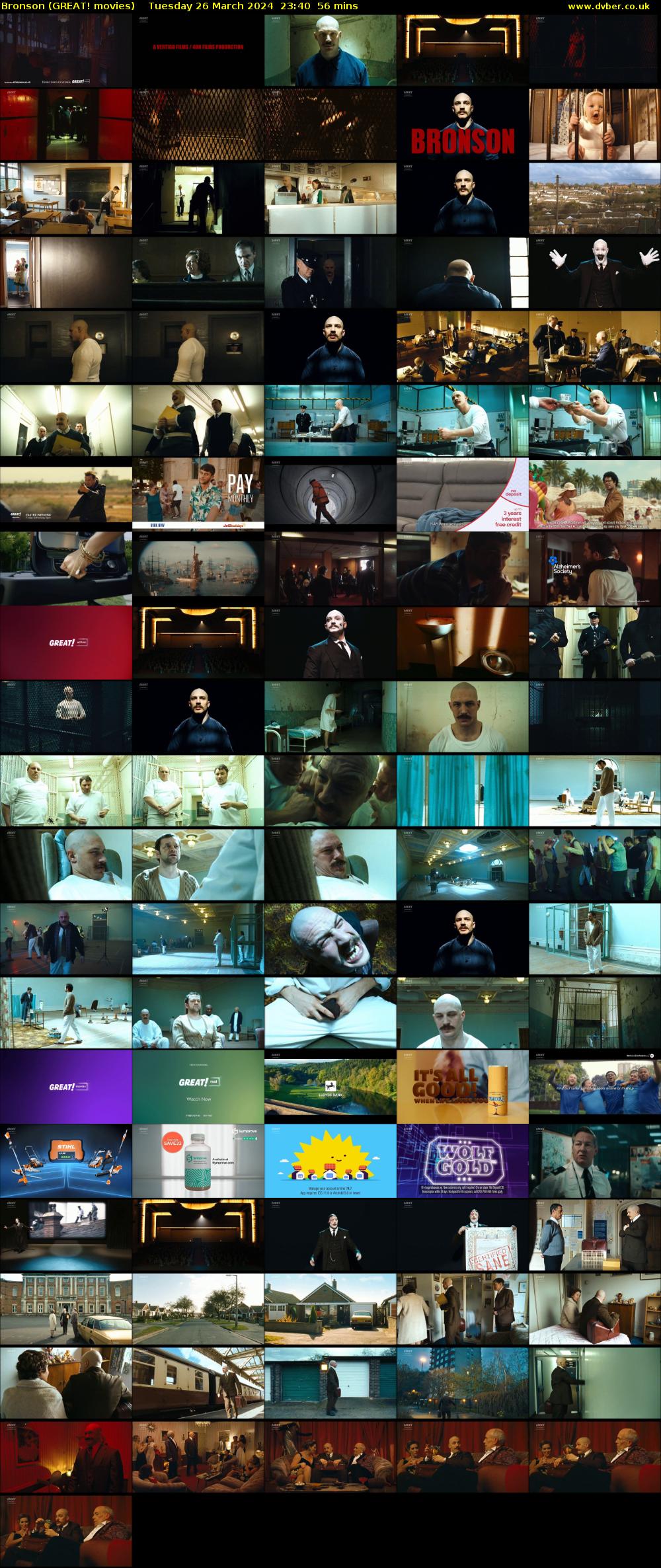 Bronson (GREAT! movies) Tuesday 26 March 2024 23:40 - 00:36