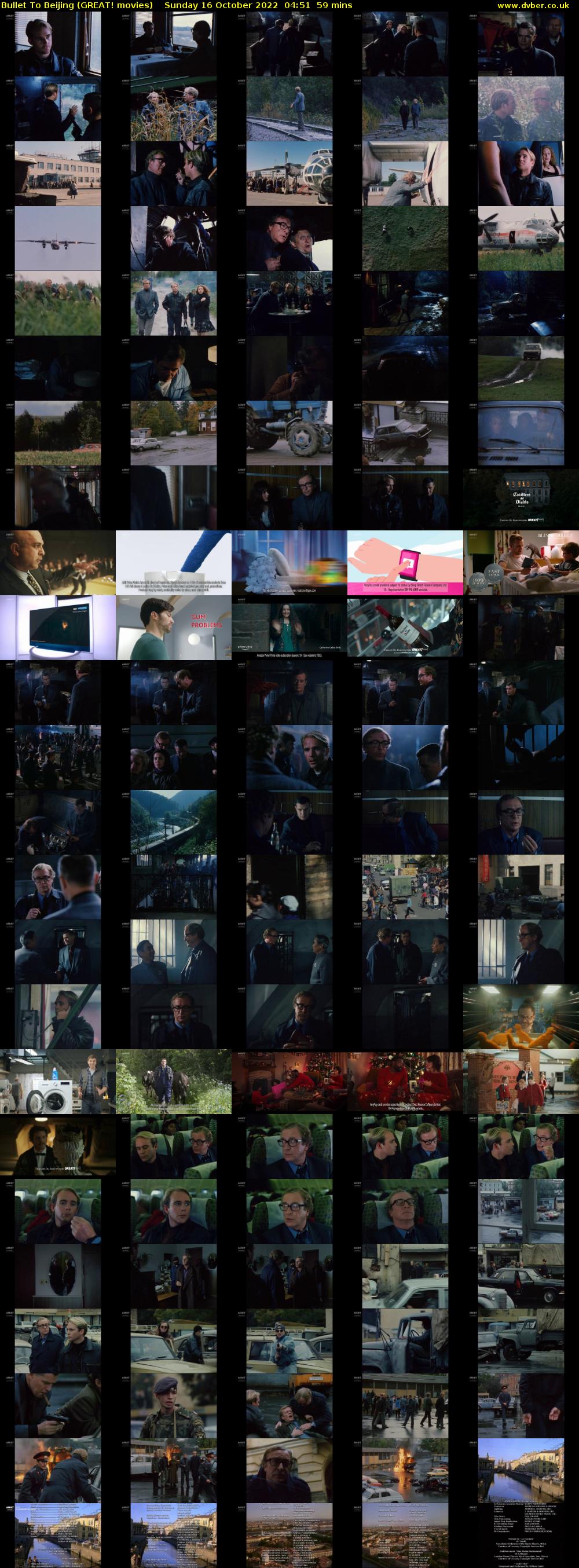 Bullet To Beijing (GREAT! movies) Sunday 16 October 2022 04:51 - 05:50