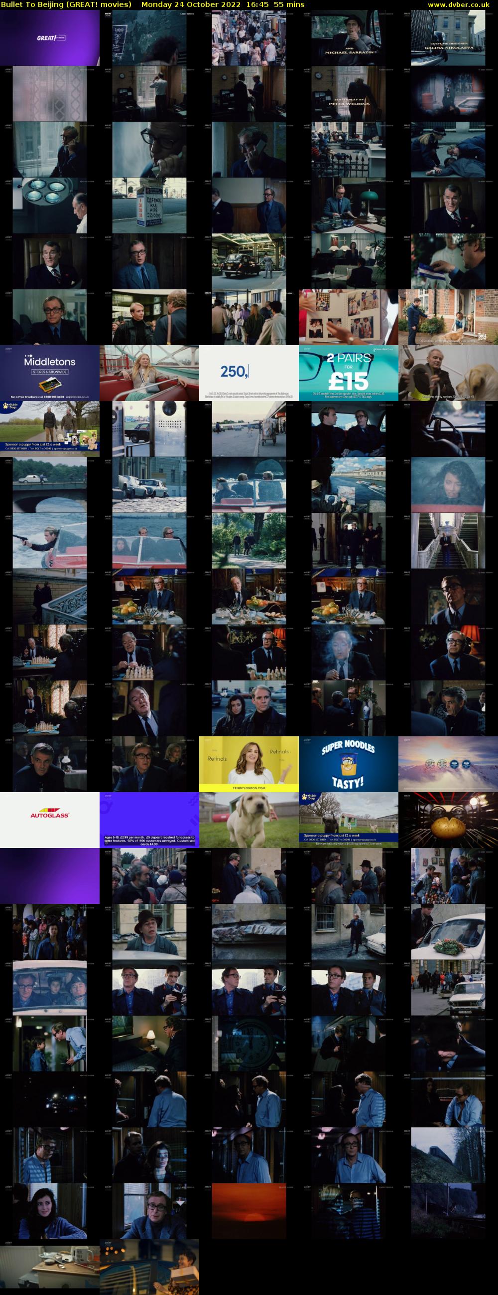 Bullet To Beijing (GREAT! movies) Monday 24 October 2022 16:45 - 17:40